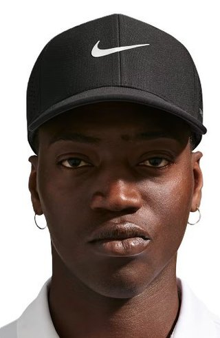 Nike Rise unisex cappellino da golf, nero