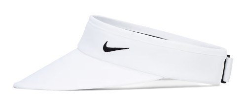 Nike DRI-FIT Ace visiera, bianco/antracite/nero