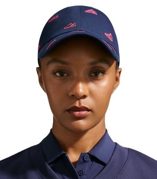 Nike Club golf berretto, college navy/hot lava
