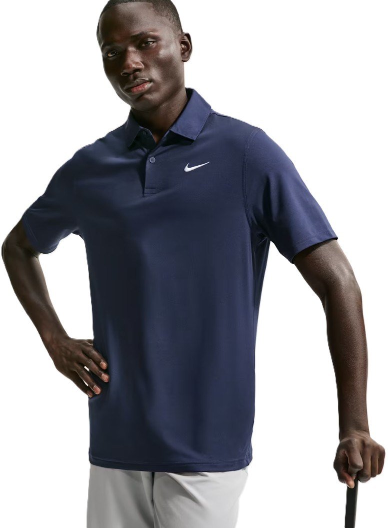 Nike Velocity Dri-FIT polo uomo, college navy/white