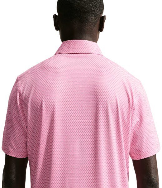 Nike Velocity polo uomo, pink foam/peony/black