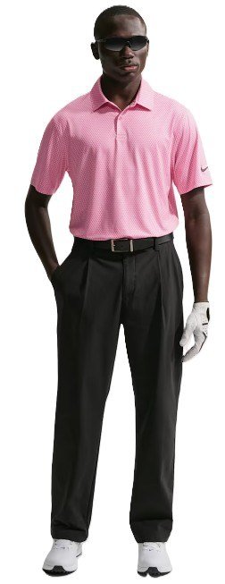 Nike Velocity polo uomo, pink foam/peony/black