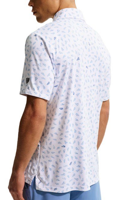 Nike Par polo uomo, bianco/work blue
