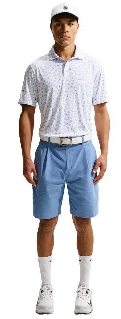 Nike Par polo uomo, bianco/work blue