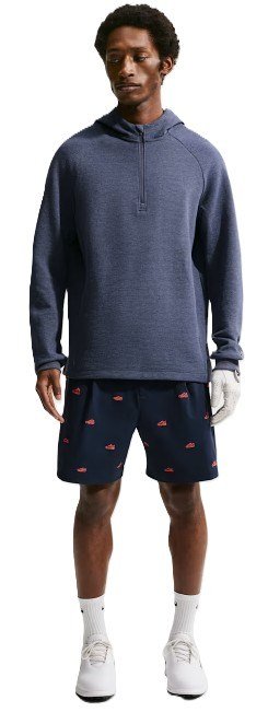Nike Par pantaloncini da uomo, navy/hot lava/black