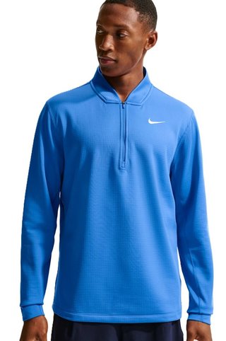 Nike Velocity 1/2-Zip felpa da uomo, pacific blue/white