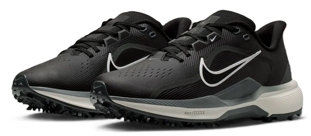 Nike Pegasus 1 scarpe da golf da uomo, nero/sail/bianco