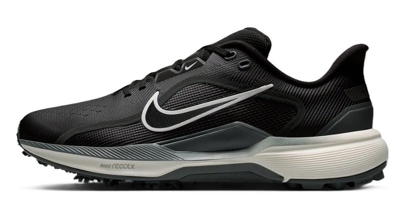 Nike Pegasus 1 scarpe da golf da uomo, nero/sail/bianco