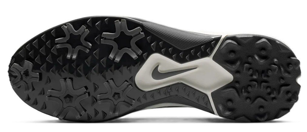 Nike Pegasus 1 scarpe da golf da uomo, nero/sail/bianco