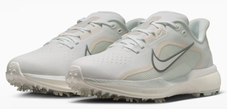 Nike Pegasus 1 scarpe da golf unisex, bianco/sail