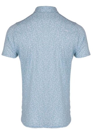 KJUS Lance Printed polo da uomo, riverbank/white