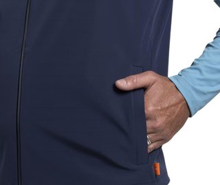 KJUS Downswing Wind Gilet gilet uomo, atlanta blue