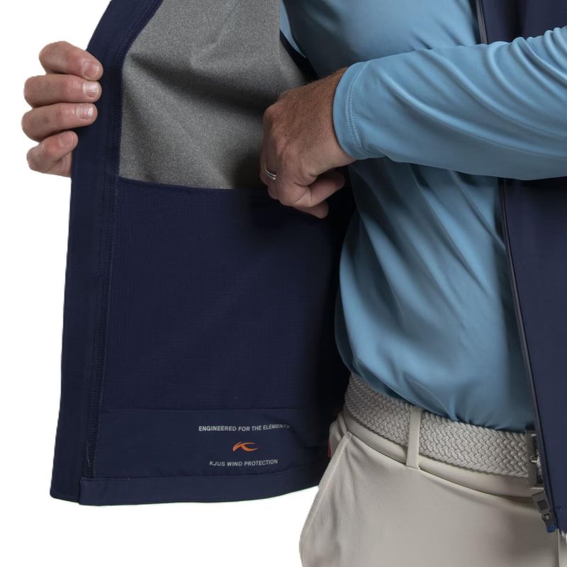 KJUS Downswing Wind Gilet gilet uomo, atlanta blue