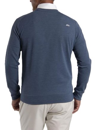 KJUS Essentials Crew Neck felpa uomo, riverbank/atlanta blue