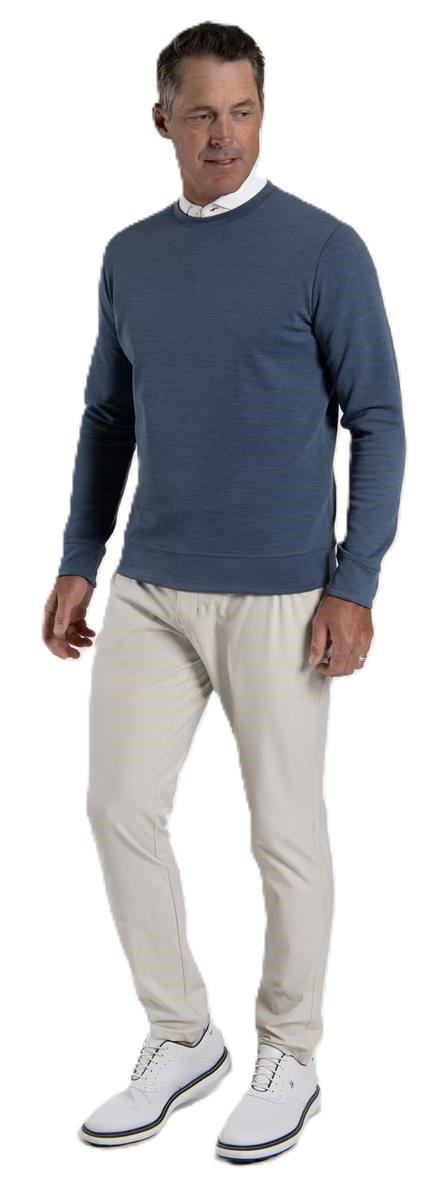 KJUS Essentials Crew Neck felpa uomo, riverbank/atlanta blue