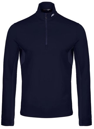 KJUS Hydraulic Midlayer Half-Zip felpa da uomo, atlanta blue