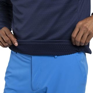 KJUS Hydraulic Midlayer Half-Zip felpa da uomo, atlanta blue