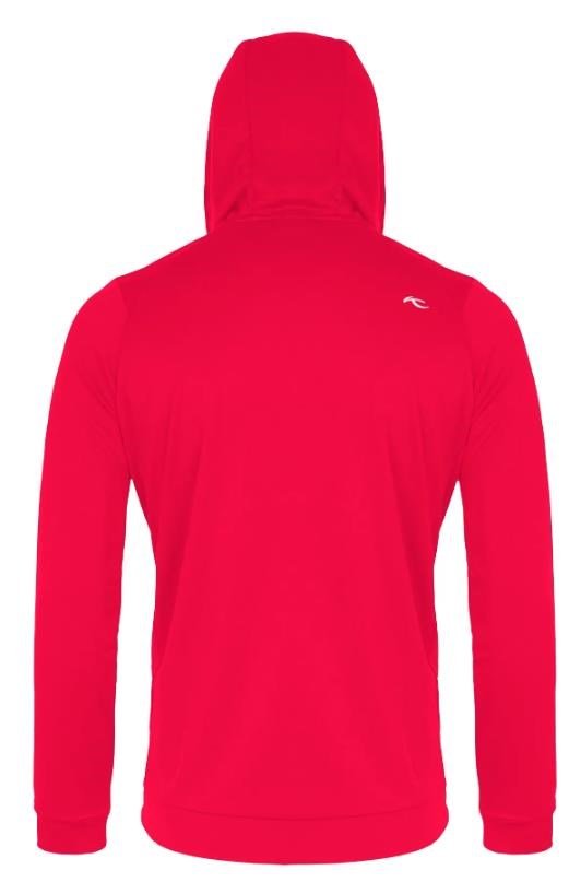 KJUS Kallen Hooded felpa uomo, rhubarb