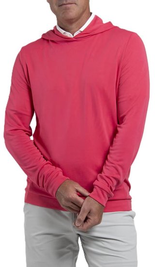 KJUS Kallen Hooded felpa uomo, rhubarb