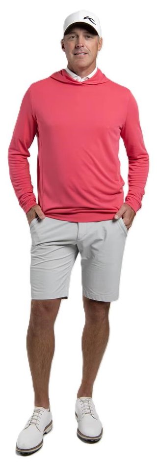 KJUS Kallen Hooded felpa uomo, rhubarb