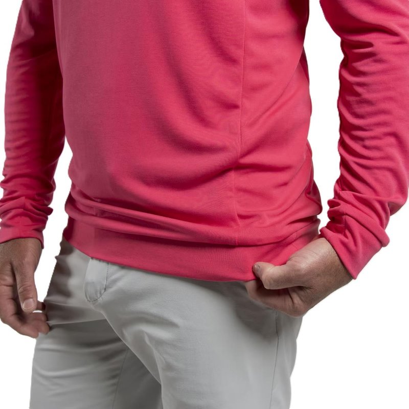 KJUS Kallen Hooded felpa uomo, rhubarb