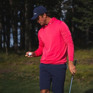 KJUS Kallen Hooded felpa uomo, rhubarb