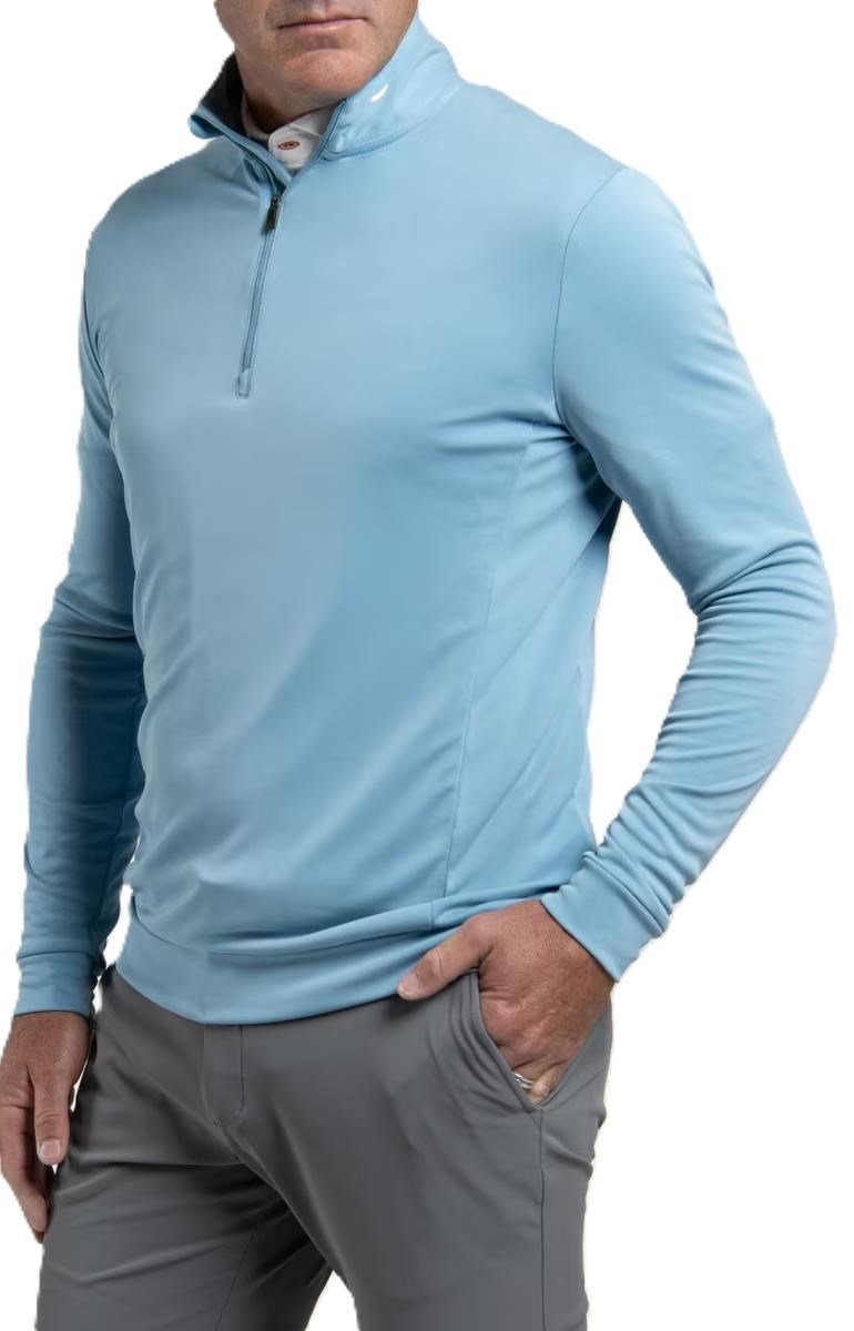 KJUS Kallen Half-Zip felpa da uomo, atlas blue