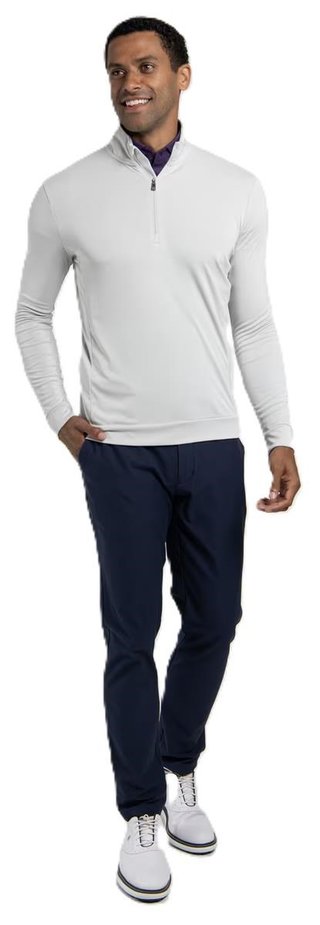 KJUS Kallen Half-Zip felpa da uomo, alloy