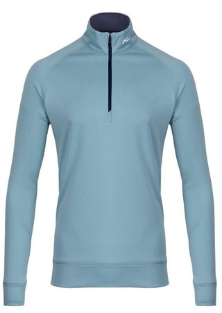 KJUS Keano Half-Zip felpa da uomo, riverbank/atlanta blue
