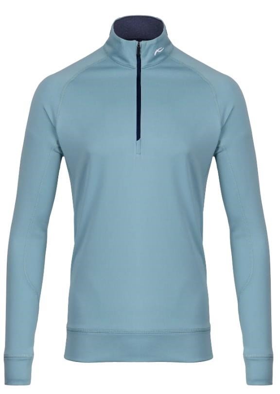 KJUS Keano Half-Zip felpa da uomo, riverbank/atlanta blue
