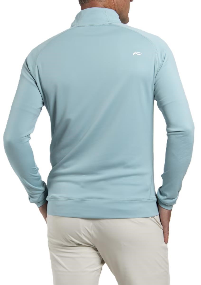 KJUS Keano Half-Zip felpa da uomo, riverbank/atlanta blue