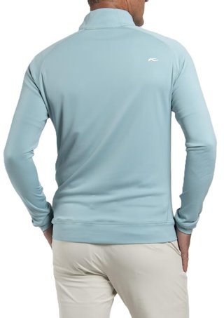 KJUS Keano Half-Zip felpa da uomo, riverbank/atlanta blue