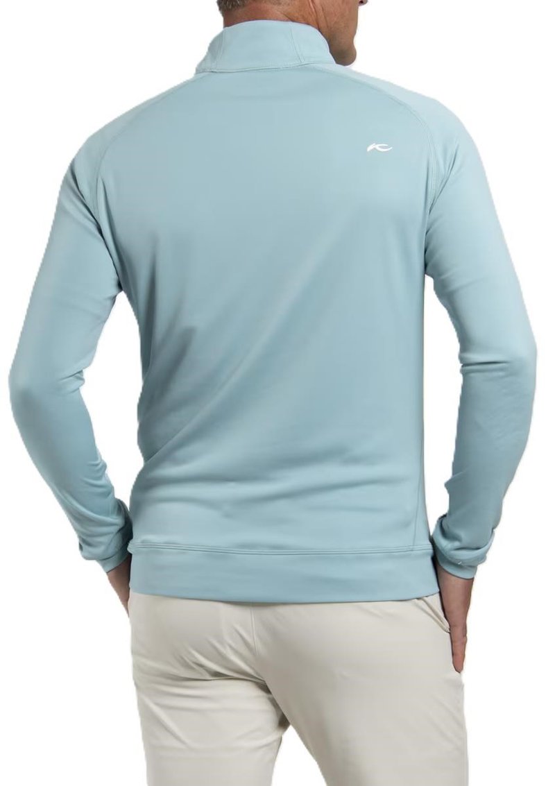 KJUS Keano Half-Zip felpa da uomo, riverbank/atlanta blue