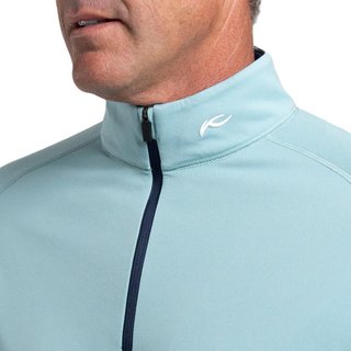 KJUS Keano Half-Zip felpa da uomo, riverbank/atlanta blue