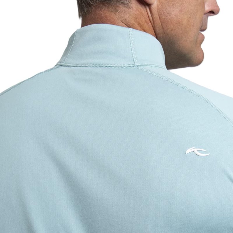 KJUS Keano Half-Zip felpa da uomo, riverbank/atlanta blue