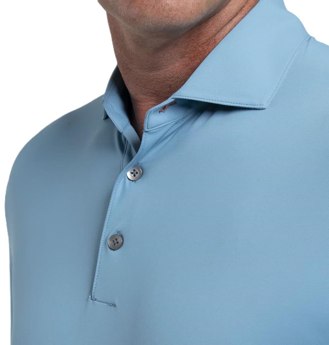 KJUS Cool Point Longsleeve polo da uomo, atlas blue