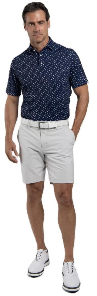 KJUS Golfer polo uomo, atlanta blue/white