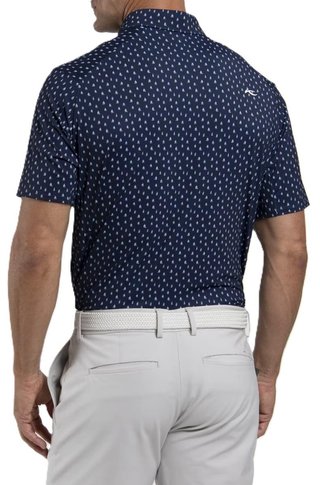KJUS Golfer polo uomo, atlanta blue/white