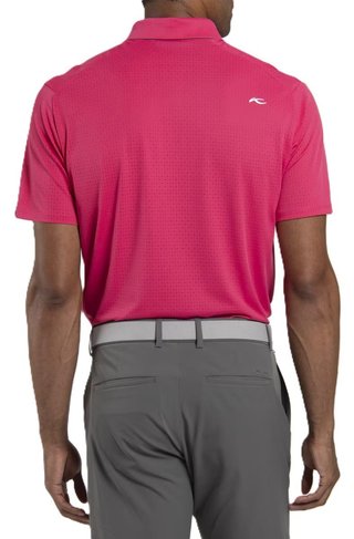 KJUS Savin Structure polo uomo, rhubarb
