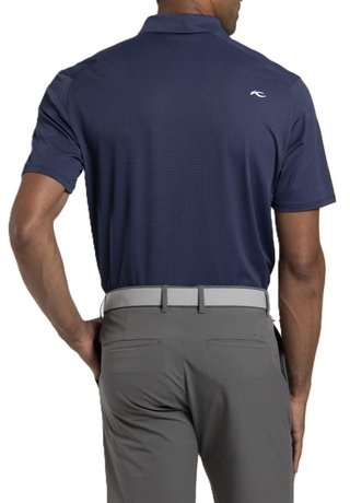 KJUS Savin Structure polo uomo, atlanta blue