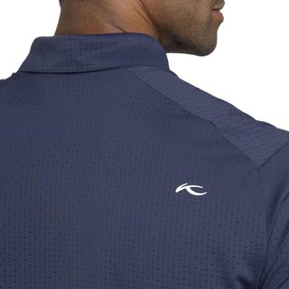 KJUS Savin Structure polo uomo, atlanta blue