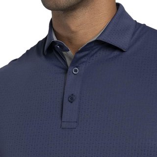 KJUS Savin Structure polo uomo, atlanta blue