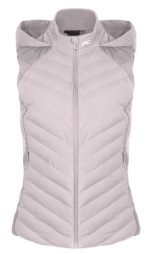 KJUS Sundance Hooded Gilet gilet donna, oyster
