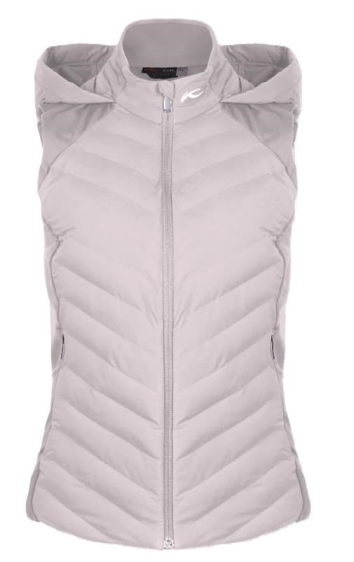 KJUS Sundance Hooded Gilet gilet donna, oyster