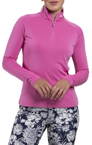 KJUS Kallena Half-Zip felpa donna, peony