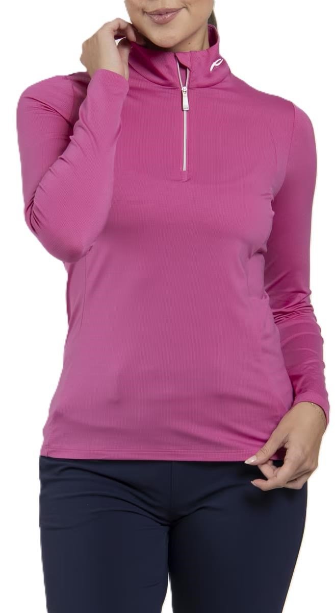 KJUS Collagen Midlayer Half-Zip felpa da donna, peony