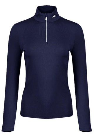 KJUS Collagen Midlayer Half-Zip felpa da donna, atlanta blue