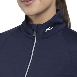 KJUS Collagen Midlayer Half-Zip felpa da donna, atlanta blue