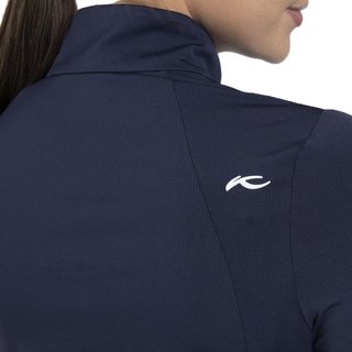 KJUS Collagen Midlayer Half-Zip felpa da donna, atlanta blue