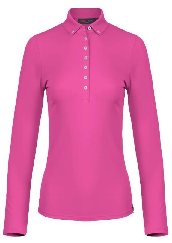 KJUS Catalina Cool longsleeve polo donna, peony